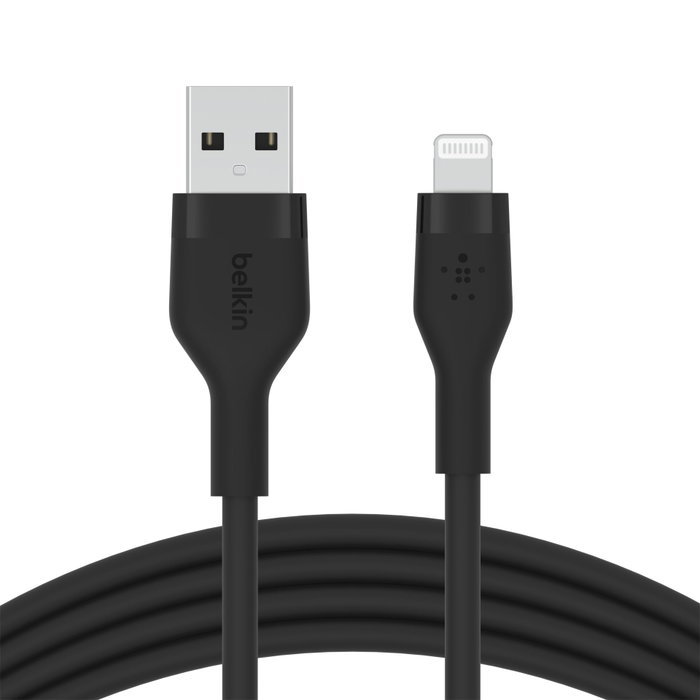 Belkin Câble Lightning vers USB-A en silicone 1m - Noir