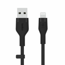 Belkin CAA008BT1MBK Câble USB-A vers Lightning Silicone avec Clip 1m Noir