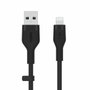 Belkin Câble USB-A vers Lightning en silicone noir 1 m