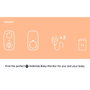 Motorola Moniteur bébé audio AM21 - Blanc