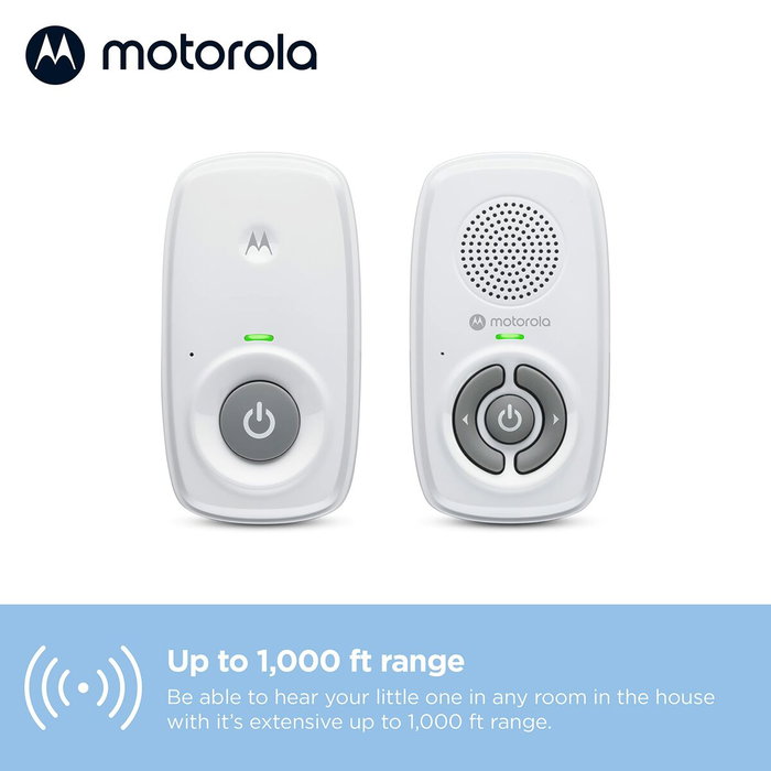 Motorola Moniteur bébé audio AM21 - Blanc
