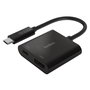 Belkin AVC002btBK Adaptateur USB-C vers HDMI avec charge 60W - Noir