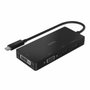 Belkin Adaptateur USB-C vers HDMI / VGA / DisplayPort AVC003btBK Noir
