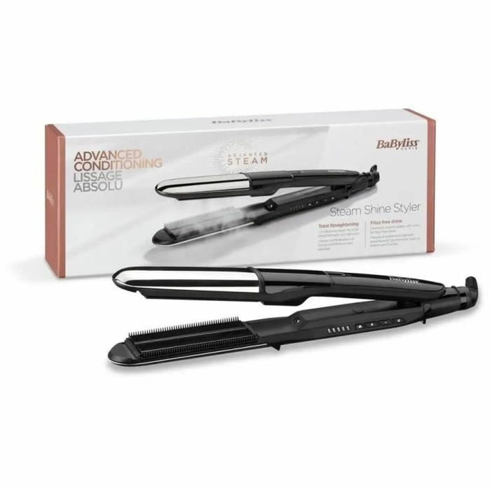 Babyliss ST496E Steam Shine Noir/Argenté