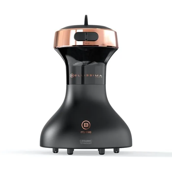 Bellissima MY PRO DIFFON DF1 3000 OR & NOIR, Sèche-cheveux avec Diffuseur Céramique pour Cheveux Bouclés, Définition et Hydratation