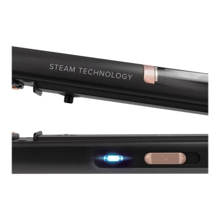 Bellissima My Pro Steam B28 100 - Lisseur Vapeur Professionnel pour Protection et Brillance - 3 Températures, Tout Type de Cheveux (Bouclés, Frisés, Secs)