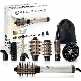 Bellissima Air Wonder Brosse Soufflante Ionique 8 en 1 Blanc satiné + doré