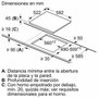Plaque à Induction BOSCH PKK631BB8E 60 cm 2000 W 2700 W