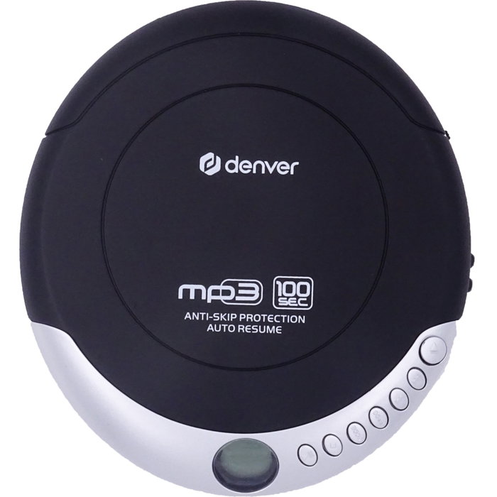 Denver DMP-391 Lecteur CD et MP3 portable Black / Silver Denver DMP-391 Lecteur CD et MP3 portable Black / Silver