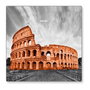 Beurer GS-215 ROMA Pèse-personne digital en verre avec décor Colisée de Rome, capacité 180 kg, écran LCD