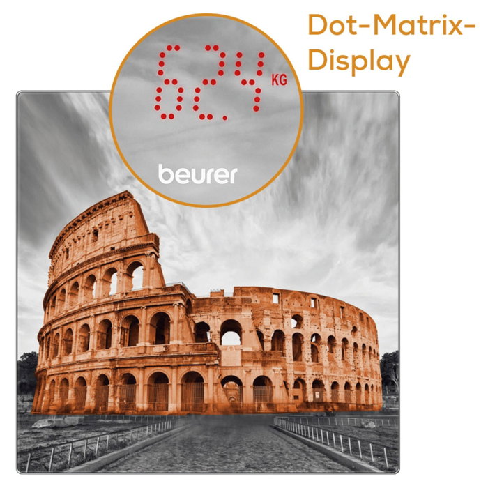 Beurer GS-215 ROMA Balance Digitale en Verre