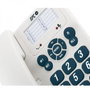 SPC 3602B Téléphone de Bureau avec Écran LCD 3 Lignes, Blanc