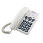 SPC 3602B Téléphone de Bureau avec Écran LCD 3 Lignes, Blanc