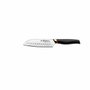 Couteau Santoku BRA A198003 Noir Gris Acier inoxydable