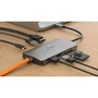 D-Link Station d'accueil DUB-M810 USB-C / Thunderbolt 3, 8 en 1 avec câble intégré, HDMI, port Gigabit Ethernet 1 GbE pour ordinateur portable