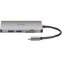 D-Link DUB-M810 Hub USB 3.0 3 ports, USB-C 100W, HDMI 4K, Ethernet RJ45, Lecteur SD/microSD