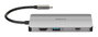 D-Link DUB-M810 Hub USB-C 8-en-1 avec HDMI 4K, Gigabit LAN et lecteur de cartes, Gris