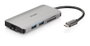 D-Link DUB-M810 Hub USB-C 8-en-1 avec HDMI 4K, Gigabit LAN et lecteur de cartes, Gris