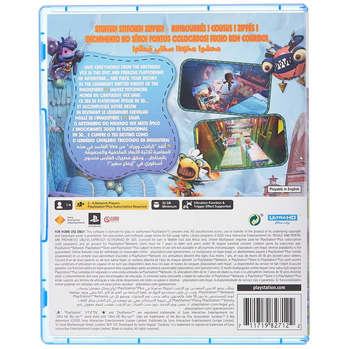 Sony SACKBOY: A BIG ADVENTURE Sony SACKBOY: A BIG ADVENTURE