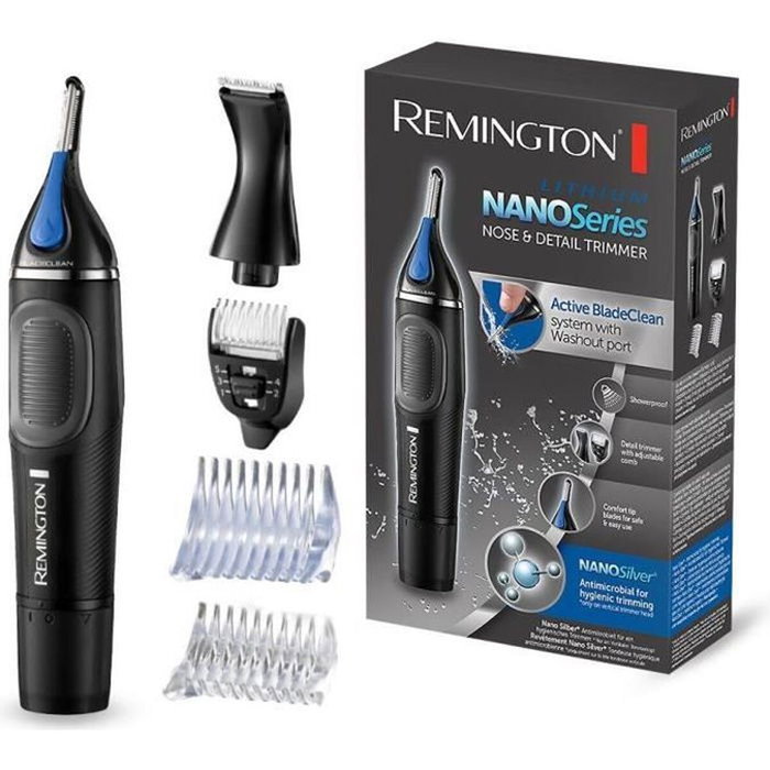 Remington NE3870 Nano Serie Tondeuse Visage Antibactérienne pour Nez et Oreilles Remington NE3870 Nano Serie Tondeuse Visage Antibactérienne pour Nez et Oreilles