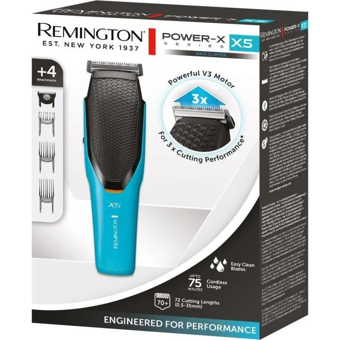Remington Tondeuse à cheveux HC5000 X5 Power Xseries Bleu