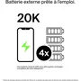 Belkin - Batterie Externe Portable 20000 mAh 15W avec Ports USB-A et USB-C - Noir - Haute Capacité, Charge Rapide