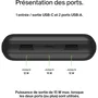 Belkin - Batterie Externe Portable 20000 mAh 15W avec Ports USB-A et USB-C - Noir - Haute Capacité, Charge Rapide
