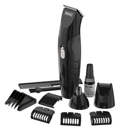 Wahl Multigroomer sans fil avec accessoires de précision pour nez, oreilles et sourcils