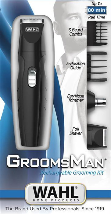 Wahl Multigroomer sans fil avec accessoire nez, oreilles et sourcils