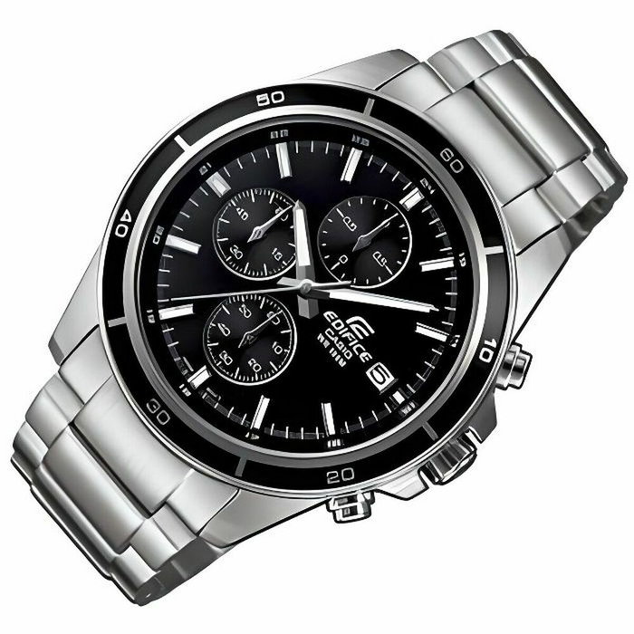 Casio Edifice EFR-526D-1AVUEF Argenté et Noir Casio Edifice EFR-526D-1AVUEF Argenté et Noir