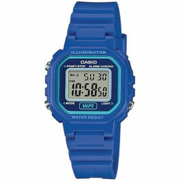 Casio Montre en résine Basic bleu - Pour femme ou homme, montre-bracelet analogique digitale