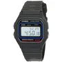 Casio W-59-1VQES - Montre Chronographe Quartz Unisexe - Boîtier et Bracelet en Plastique Noir - Chronomètre, Alarme, Calendrier - Résistance à l'Eau 5 Bar