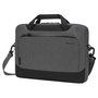 Targus Housse Slim 15.6" Cypress avec EcoSmart, tissu en bouteilles recyclées, compartiment unique, poche avant, sangle et poignées, Gris
