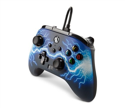 PowerA Mando Amélioré avec Câble pour Xbox Series X/S 1521745-02 - Boutons Programmables, Câble USB 3 m, Vibrations, Compatible Xbox One et Windows