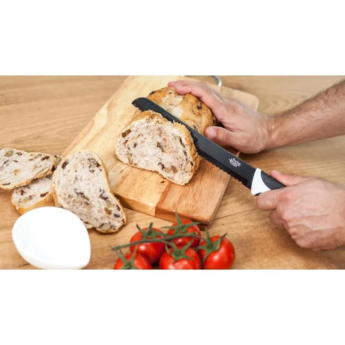 Cecotec Set de couteaux professionnels Swiss Noir - 6 couteaux + éplucheur