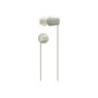 Sony Écouteurs intra-auriculaires Bluetooth WI-C100 WIC100C.CE7 Beige