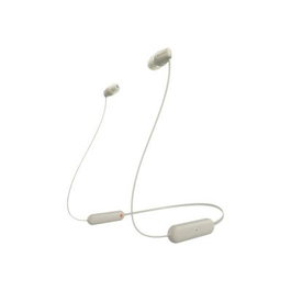 Sony Écouteurs intra-auriculaires Bluetooth WI-C100 WIC100C.CE7 Beige