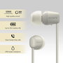 Oreillette Bluetooth Sony WI-C100 Beige Gris