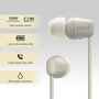 Oreillette Bluetooth Sony WI-C100 Beige Gris