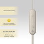 Oreillette Bluetooth Sony WI-C100 Beige Gris