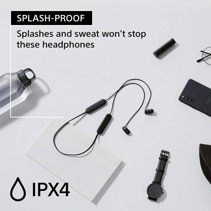 Oreillette Bluetooth Sony WI-C100 Beige Gris Oreillette Bluetooth Sony WI-C100 Beige Gris