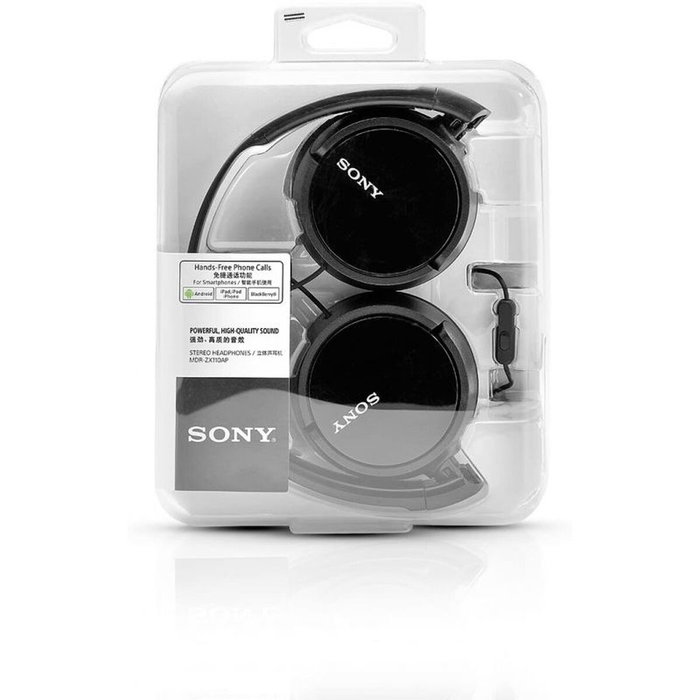 Casques avec Microphone Sony MDR-ZX110AP Noir
