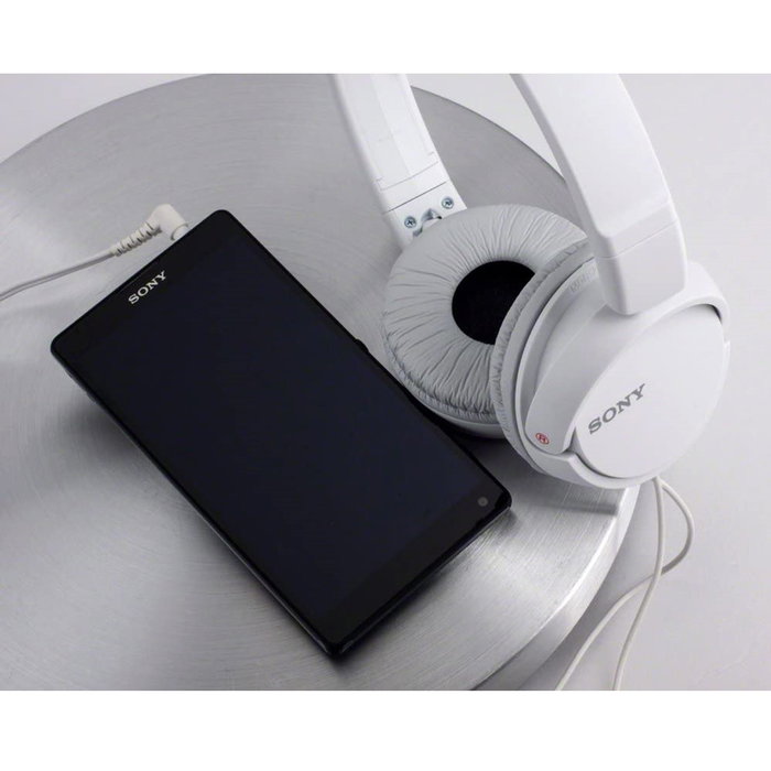 Sony MDR-ZX110AP Casque Pliable Blanc avec Microphone et Oreillettes Circum-auriculaires Sony MDR-ZX110AP Casque Pliable Blanc avec Microphone et Oreillettes Circum-auriculaires