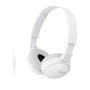 Casques avec Microphone Sony MDR-ZX110AP Blanc