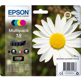 Epson Multipack Claria Home T1806 Noir, Cyan, Magenta, Jaune