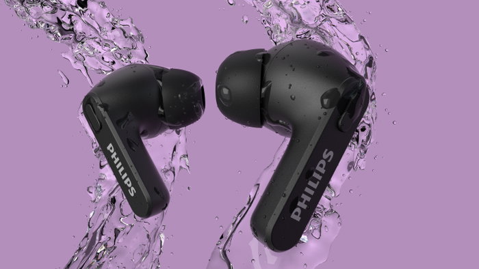 Philips TAT2206BK/00 Casque Bluetooth True Wireless Noir IPX4 - Écouteurs Intra-auriculaires avec Écouteurs et Micro