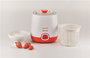 Ariete 621/1 Yogurtièra YOGURELLA - Machine à Yaourt pour Yaourt Grec et Classique, Capacité 1L, Couleur Orange, Facile à Nettoyer