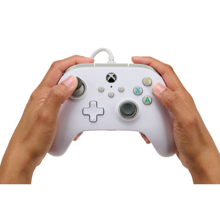 Contrôle des jeux Powera ENHANCED WHITE Blanc XBOX SERIES X-S