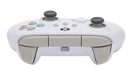 PowerA 1519365-01 Manette Xbox avec câble USB 3 m, blanc, compatible Xbox Series X/S, Xbox One et PC, licence officielle
