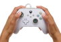 PowerA 1519365-01 Manette Xbox avec câble USB 3 m, blanc, compatible Xbox Series X/S, Xbox One et PC, licence officielle